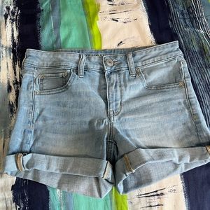 American Eagle Midi Jean Shorts
